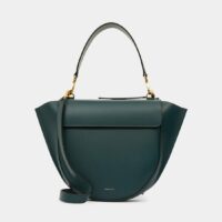 Sac besace Hortensia cuir Bleu Wandler