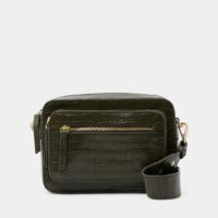 Sac besace Jimmy cuir Vert Petite Mendigote