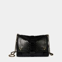 Sac besace Lulu cuir Noir Jérôme Dreyfuss