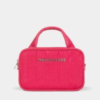 Sac besace Mini Madame Moire Rose Marine Serre