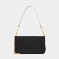 Sac besace Phillipa chaînette vegan cactus Noir Mashu