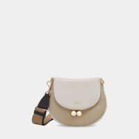 Sac besace Portagioia Beige Furla