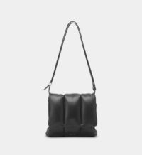 Sac besace Settee matelassé cuir signature Noir Danse Lente