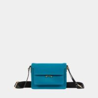 Sac besace Shopping Bleu Marni