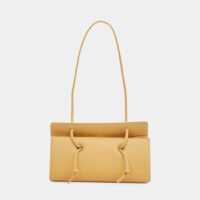 Sac besace Yuzco cuir rigide Beige Yuzefi