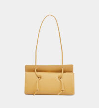 Sac besace Yuzco cuir rigide Beige Yuzefi