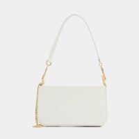 Sac besace baguette Philippa vegan Blanc Mashu