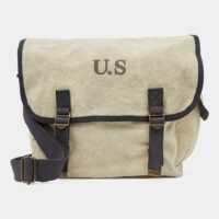 Sac besace griffe toile de coton Beige Sac U.S