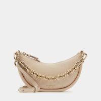 Sac besace lune Smile cuir Beige Kate Spade New York