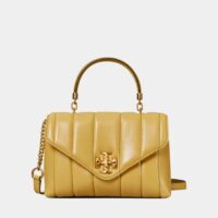 Sac besace matelassé Kira Jaune Tory Burch