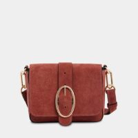 Sac besace mini Iris à rabat Rose Vanessa Bruno