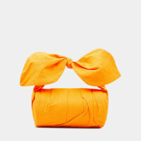 Sac besace tube Nane textile Orange Rejina Pyo