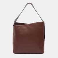 Sac cabas Cargo cuir Noir Staud