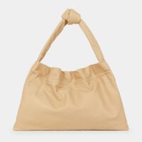 Sac cabas La Fazzoletto cuir nappa Beige TL 180