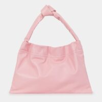 Sac cabas La Fazzoletto cuir nappa Rose TL 180