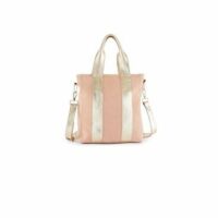 Sac cabas bicolore PIXIE Rose Wild