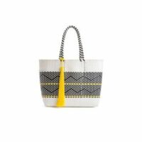 Sac cabas scoubidou WAKASCOUBI Blanc Wild