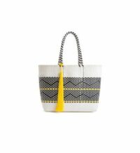 Sac cabas scoubidou WAKASCOUBI Blanc Wild