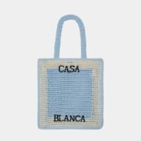 Sac cabas tote en crochet Blanc Casablanca