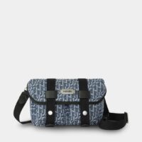 Sac ceinture Courier en jacquard Bleu Kenzo