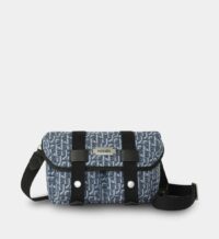 Sac ceinture Courier en jacquard Bleu Kenzo