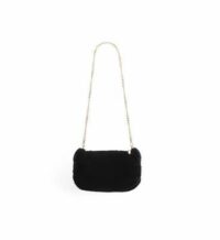 Sac fausse fourrure ORSO Noir Wild