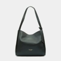 Sac hobo cuir grainé Noir Kate Spade New York