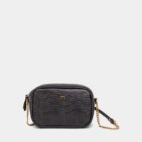 Sac pochette Geri cuir Noir Nat & Nin