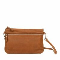 Sac pochette Vicky en cuir Marron Nat & Nin