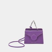 Sac pochette mini Phoebe cuir Violet Danse Lente