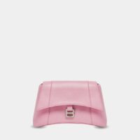 Sac porté épaule avec chaîne Downtown petit modèle Rose Balenciaga