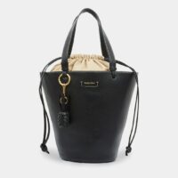 Sac seau Cecilya cuir grainé Noir See By Chloe