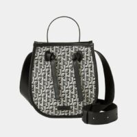 Sac seau Courier en jacquard Gris Kenzo