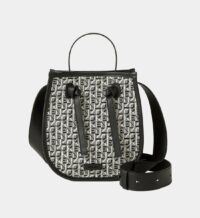 Sac seau Courier en jacquard Gris Kenzo