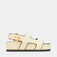 Sandales Cher cuir Beige Neous