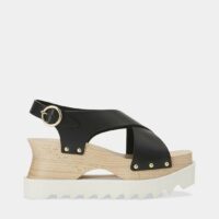 Sandales Elyse plateforme Noir Stella McCartney