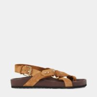 Sandales Mexico en cuir Beige Soeur