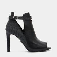 Sandales à talons Lawson bout ouvert Noir Michael Michael Kors