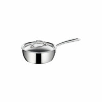 Saucier avec couvercle Accademia Lagofusion inox Ø16 cm Gris Lagostina