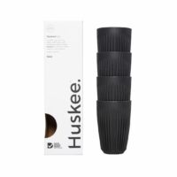 Set 4 mugs Huskee anthracite 36 cl Gris Huskee