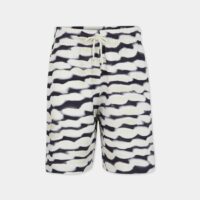 Short Habor coton molleton fantaisie Bleu Dries Van Noten