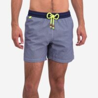 Short de bain Trawangan Navy Azulejos Bleu Gili's