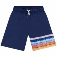 Short de bain à rayures Bleu Lanvin Kids