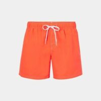 Short de bain liserés contrastants suspensoir Orange Sundek