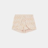 Short droit paillettes coton mélangé Rose Louise Misha