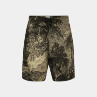 Short fluide imprimé Beige Dries Van Noten