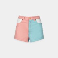 Short patchwork denim coton Multicolore Chiara Ferragni