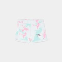 Short tie and dye coton stretch Rose Armani Junior