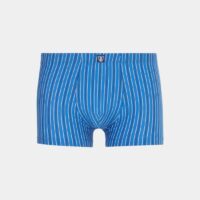 Shorty rayé logo tencel® stretch Bleu Mariner