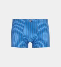 Shorty rayé logo tencel® stretch Bleu Mariner